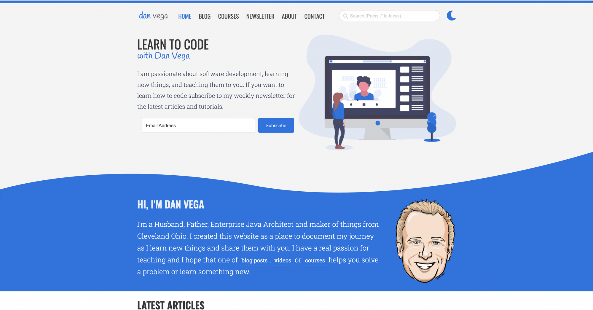 Dan Vega Homepage